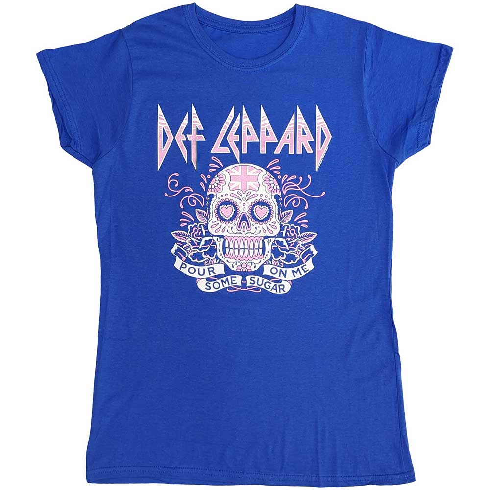 Def Leppard - Pour Some Sugar On Me Skull Tour 2019 [Camiseta de manga corta]