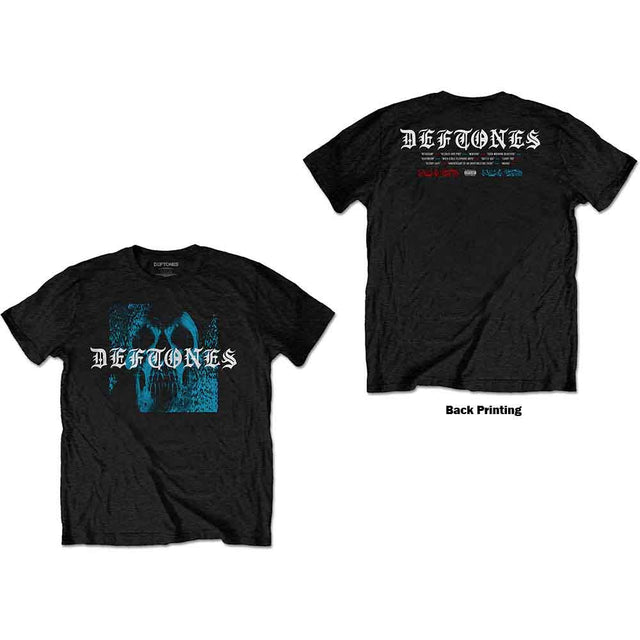 Deftones - Camiseta con calavera estática