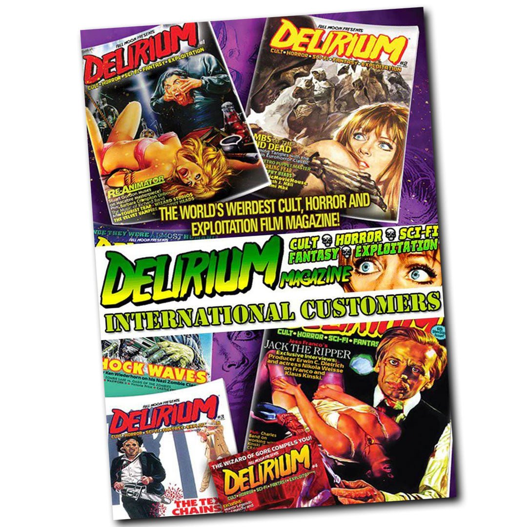Delirium Magazine Subscription: Issues #37-#40 (INTERNATIONAL ONLY)