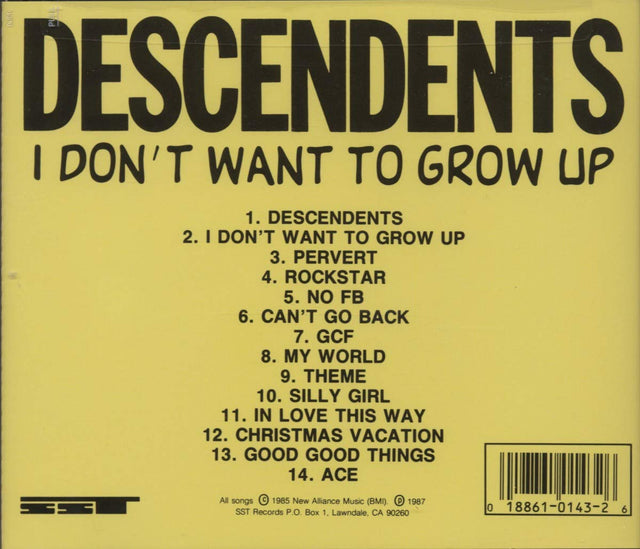 I Don't Want to Grow Up [CD]