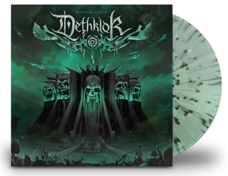 Dethklok - Dethalbum IV (exclusivo de Mondo, verde con salpicaduras negras y grises) [vinilo]