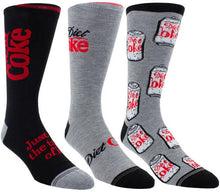 Diet Coke - Perri's - Diet Coke - Can Gift Tube - Crew Socks (Assorted Styles 3 Pack Gift Box) (Socks, Gift Set, 3 Pack) [Socks]