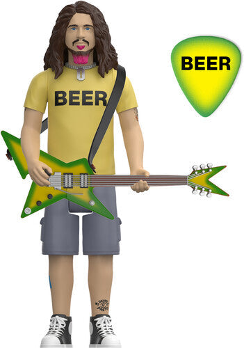 Dimebag Darrell - ReAction Figures Wv2- Dimebag Darrell (BEER Shirt) (Action Figure, Collectible) [Action Figure]