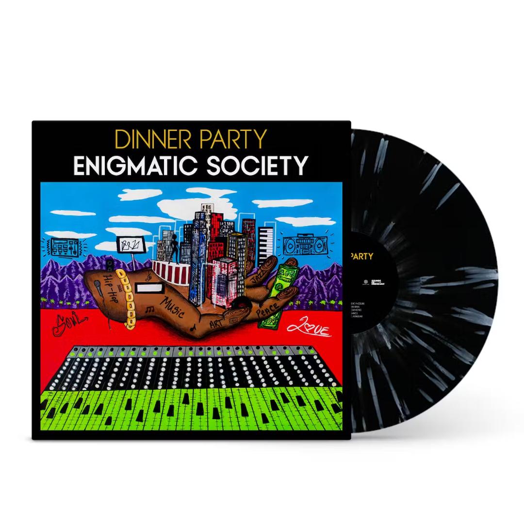 Cena de gala - Sociedad enigmática (negro con salpicaduras blancas) [Contenido explícito] [Vinilo]