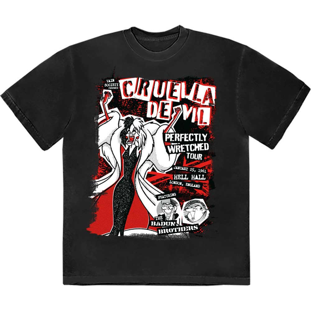 Disney - 101 Dalmatians Cruella Tour [T-Shirt]