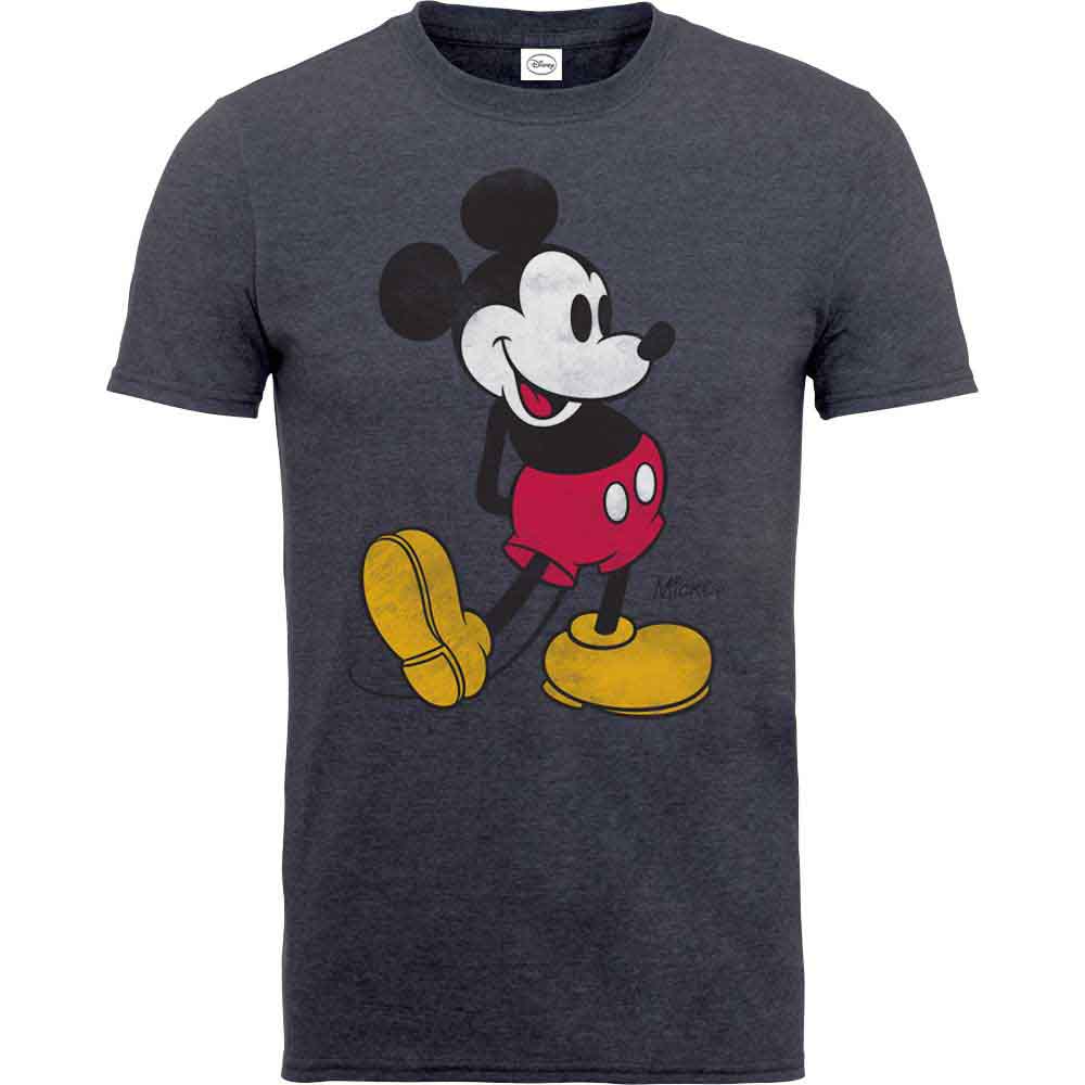 Mickey Mouse Classic Kick Colour [T-Shirt] Grey