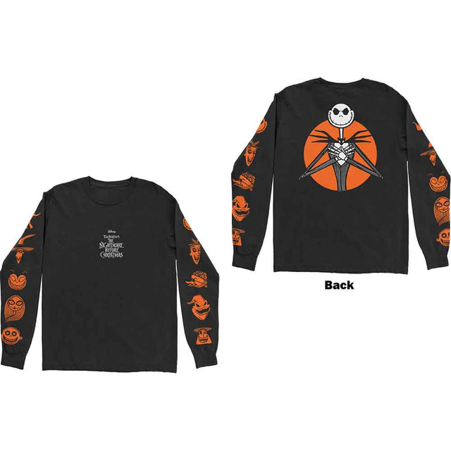 Disney - The Nightmare Before Christmas All Characters Orange [L/S Shirt]