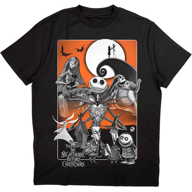 Disney The Nightmare Before Christmas Orange Moon T-Shirt