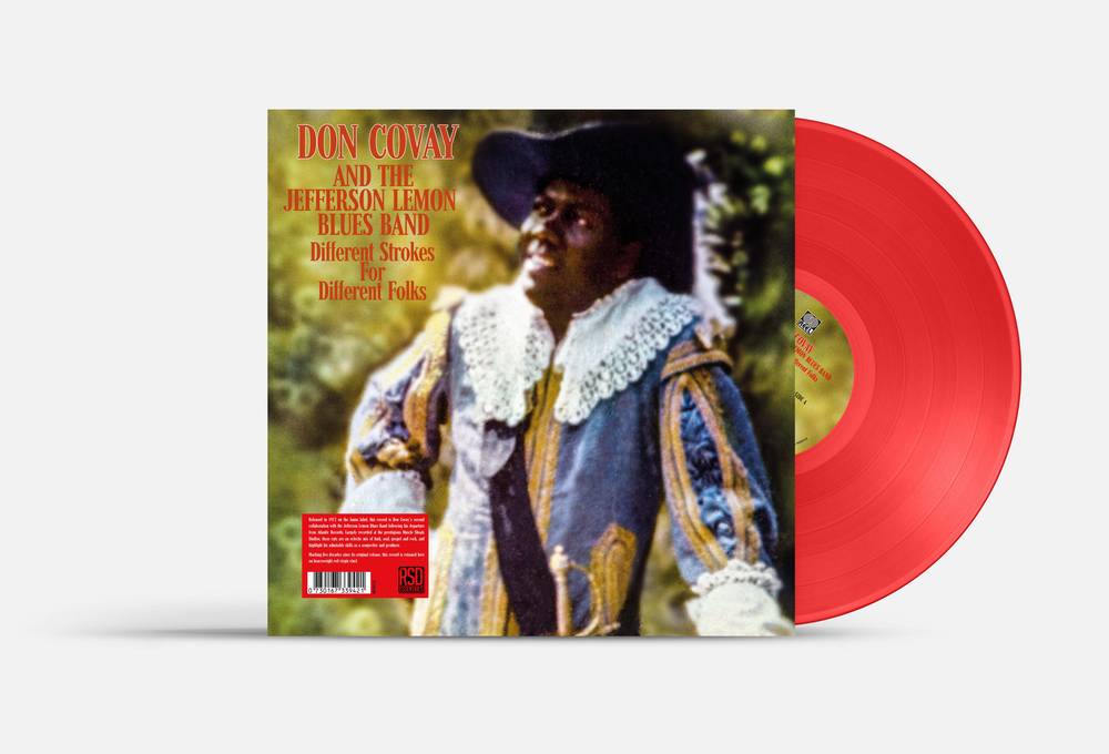 Don Covay &amp; The Jefferson Lemon Blues Band - Different Strokes For Different Folks (Edición limitada, vinilo rojo) [Vinilo]