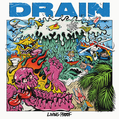 Drain - Living Proof [Contenido explícito] (Exclusivo indie, vinilo de color, morado, funda de LP desplegable) [Vinilo]