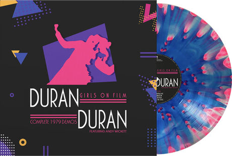 Duran Duran Girls On Film - Complete 1979 Demos - BLUE W/ PINK DOTS Vinyl - Paladin Vinyl