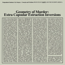 Geometry Of Murder: Extra Capsular Extraction Inversions (Crystal Clear Vinyl) [Vinyl]