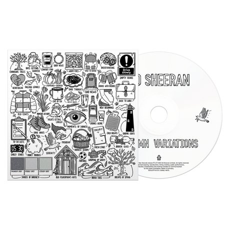 Ed Sheeran Autumn Variations CD - Paladin Vinyl