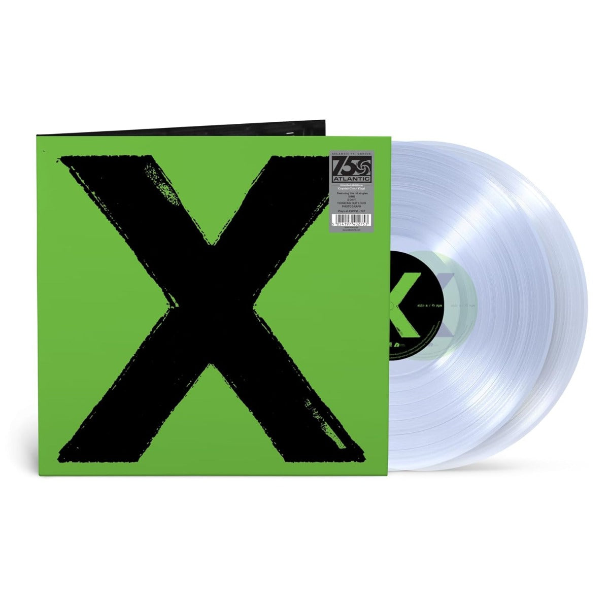 Ed Sheeran - X (Clear Vinyl, 45 RPM) ( 2 Lp's) [Vinyl]
