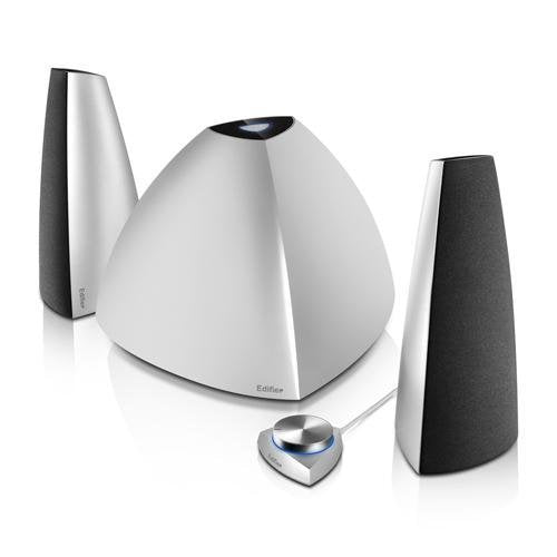 Edifier - E3350BT (Prisma) - 2.1 Multimedia Speaker System with Bluetooth (Silver) [Speakers]