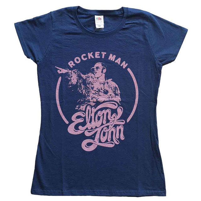 Elton John - Rocketman Circle Point [Camiseta de manga corta]