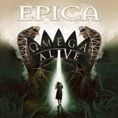 Epica - Omega Alive (Vinilo transparente con salpicaduras de color verde y negro, funda plegable) (3 LP) [Vinilo]