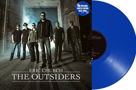 Eric Church The Outsiders [Blue 2 LP] Vinyl - Paladin Vinyl