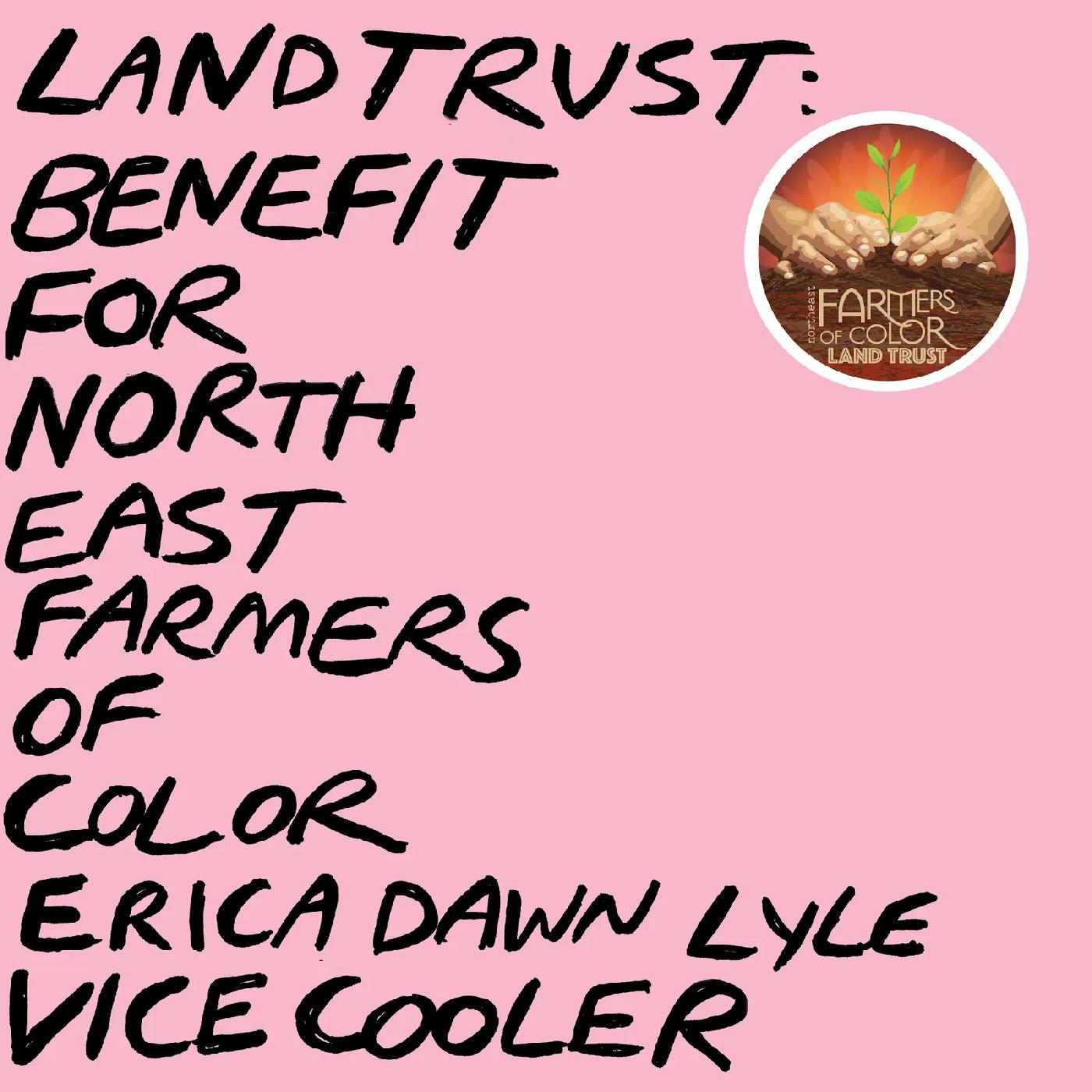 Erica Dawn Lyle VICE COOLER - Land Trust: beneficio para NEFOC (VINILO ROSA BEBÉ) [Vinilo]