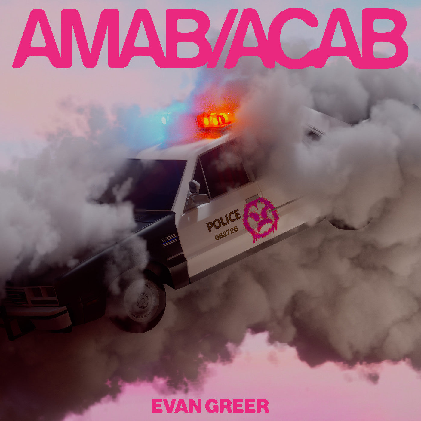 Amab/Acab (Clear/Pink Cloud Vinyl) [Vinyl]