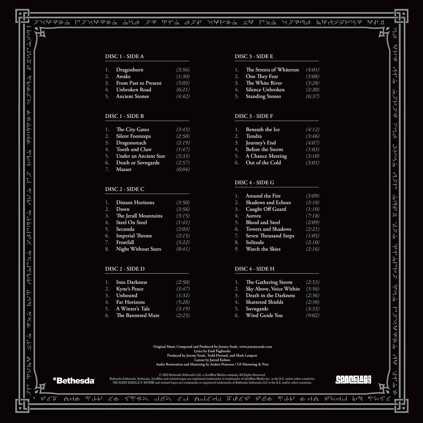 THE ELDER SCROLLS V: SKYRIM Ultimate Edition - 4LP BOX SET "Blackreach Blue" [VINYL] *Pre-Order* [Vinyl]
