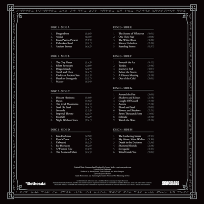 THE ELDER SCROLLS V: SKYRIM Ultimate Edition - 4LP BOX SET "Blackreach Blue" [VINYL] *Pre-Order* [Vinyl]
