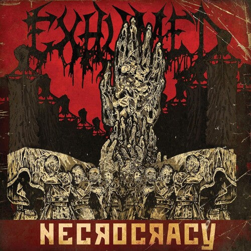 Exhumed - Necrocracy (rojo sangre con salpicaduras) [Vinilo]