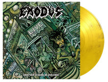 Exodus - Another Lesson In Violence (Edición limitada, vinilo de 180 gramos, vinilo de color, mármol amarillo y negro) [Importación] (2 LP) [Vinilo]