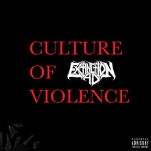 Extinction AD - Culture Of Violence (Vinilo de color, rojo, negro, vinilo de 10 pulgadas, funda plegable) (2 LP) [Vinilo]