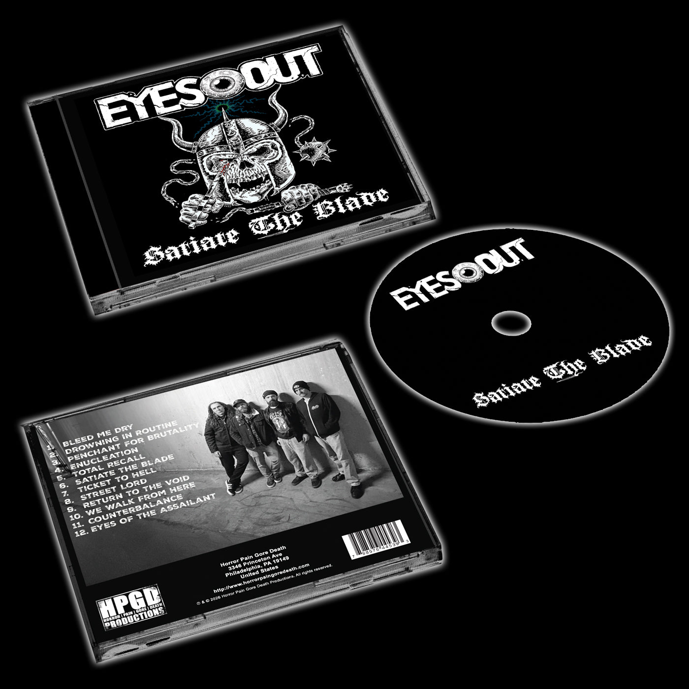 EYES OUT - Satiate The Blade CD