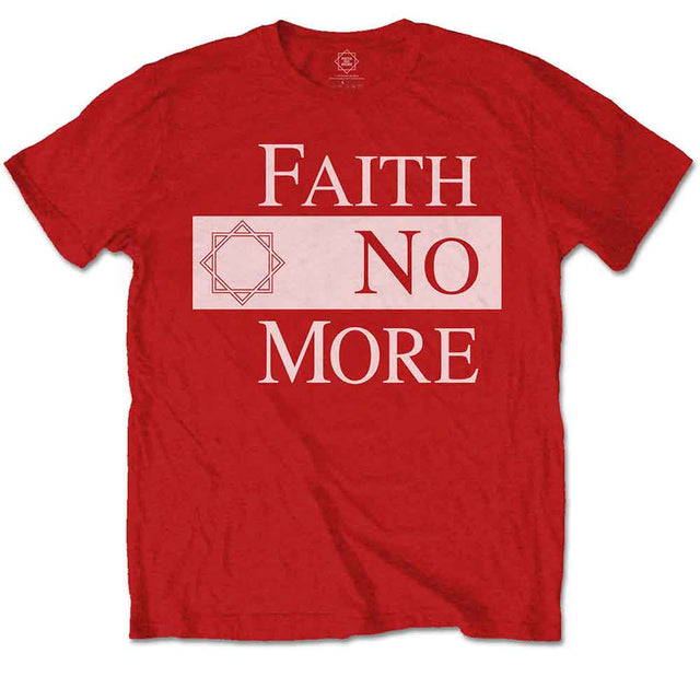 Faith No More - Camiseta clásica con el nuevo logotipo de la estrella