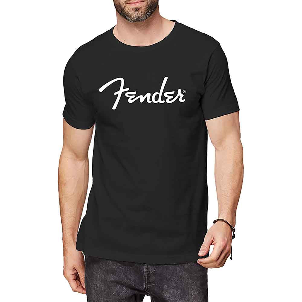 Fender - Camiseta con el logotipo clásico