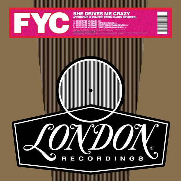 Fine Young Cannibals - She Drives Me Crazy (Cerrone & Dimitri From Paris Remixes) [Vinyl]