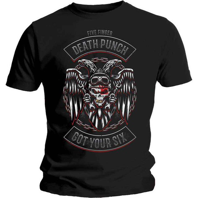 Five Finger Death Punch - Biker Badge [T-Shirt]