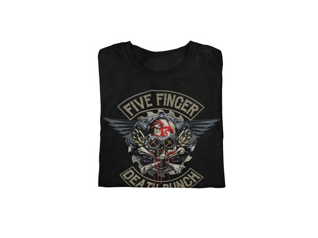 Five Finger Death Punch - Crossbones Jumbo Print T-Shirt