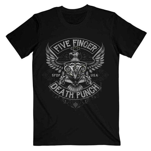 Camiseta con el escudo del águila de Howe y Five Finger Death Punch