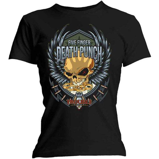 Five Finger Death Punch - Trouble [Short Sleeve Tee]