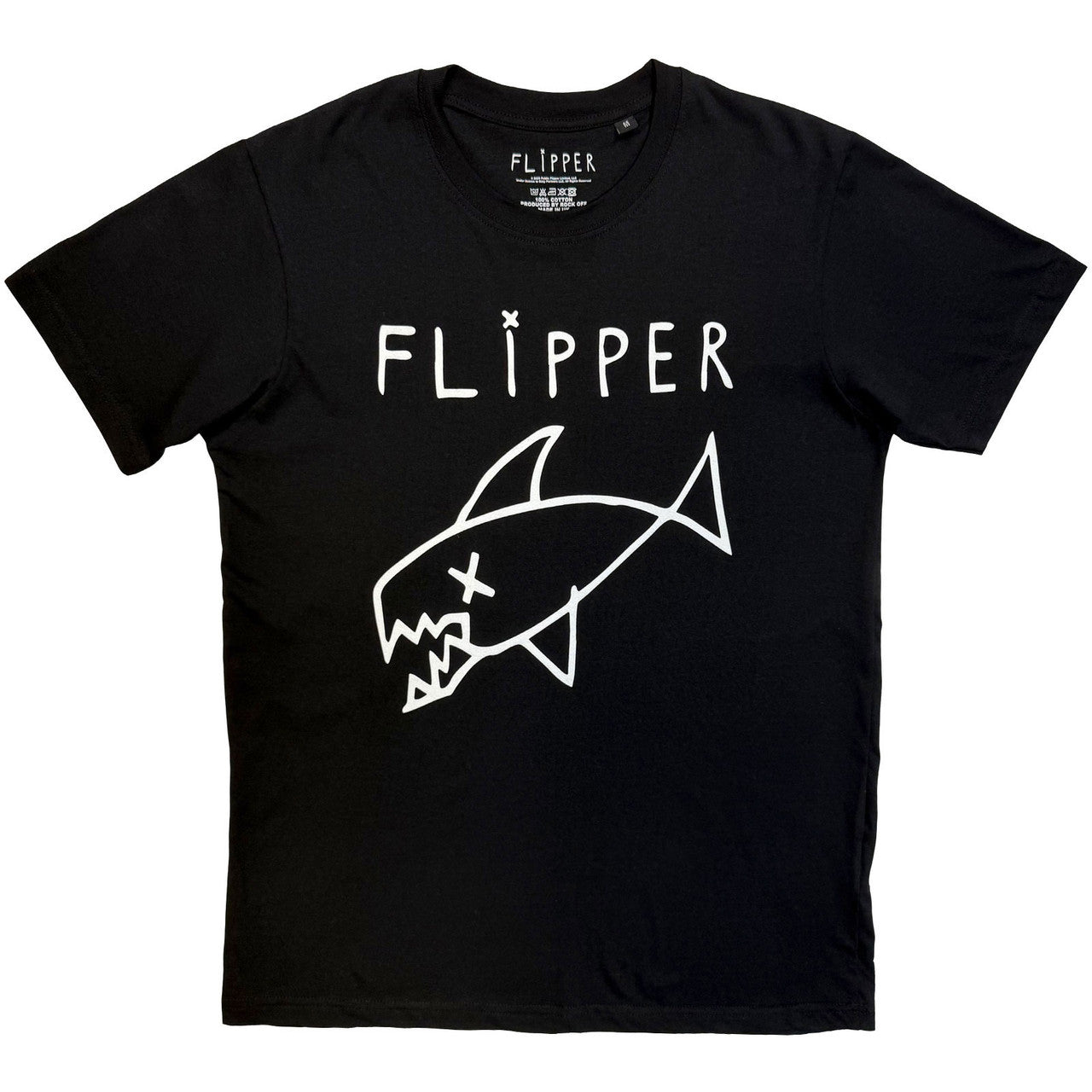 Flipper - Long Fish Unisex T-Shirt (Black) [Apparel]
