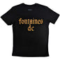 Camiseta con el logotipo gótico de Fontaines DC