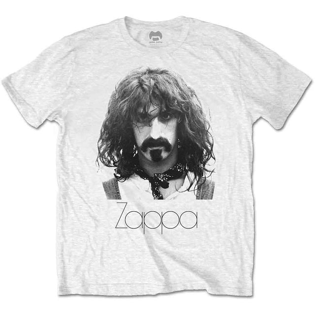 Frank Zappa Thin Logo Portrait T-Shirt