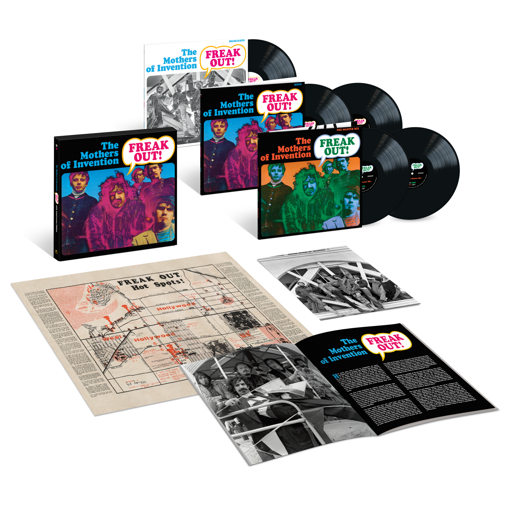 Frank Zappa/The Mothers Of Invention - Freak Out! (60Th Anniversary) (180G) [5LP] [Box Set] [Vinyl]