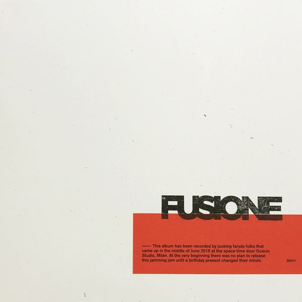 FUSIONE - Fusione [Vinyl]