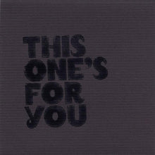 This One's For You [CD]