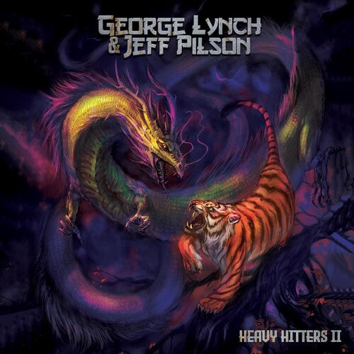 George Lynch - Heavy Hitters II - Salpicaduras de plata y violeta [Vinilo]
