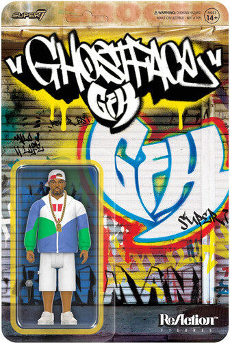 Ghostface Killah - Super7 - Ghostface Killah - Reaction Figures - Ghostface Killah (Can It Be All So Simple) (Collectible, Figure, Action Figure) [Action Figure]