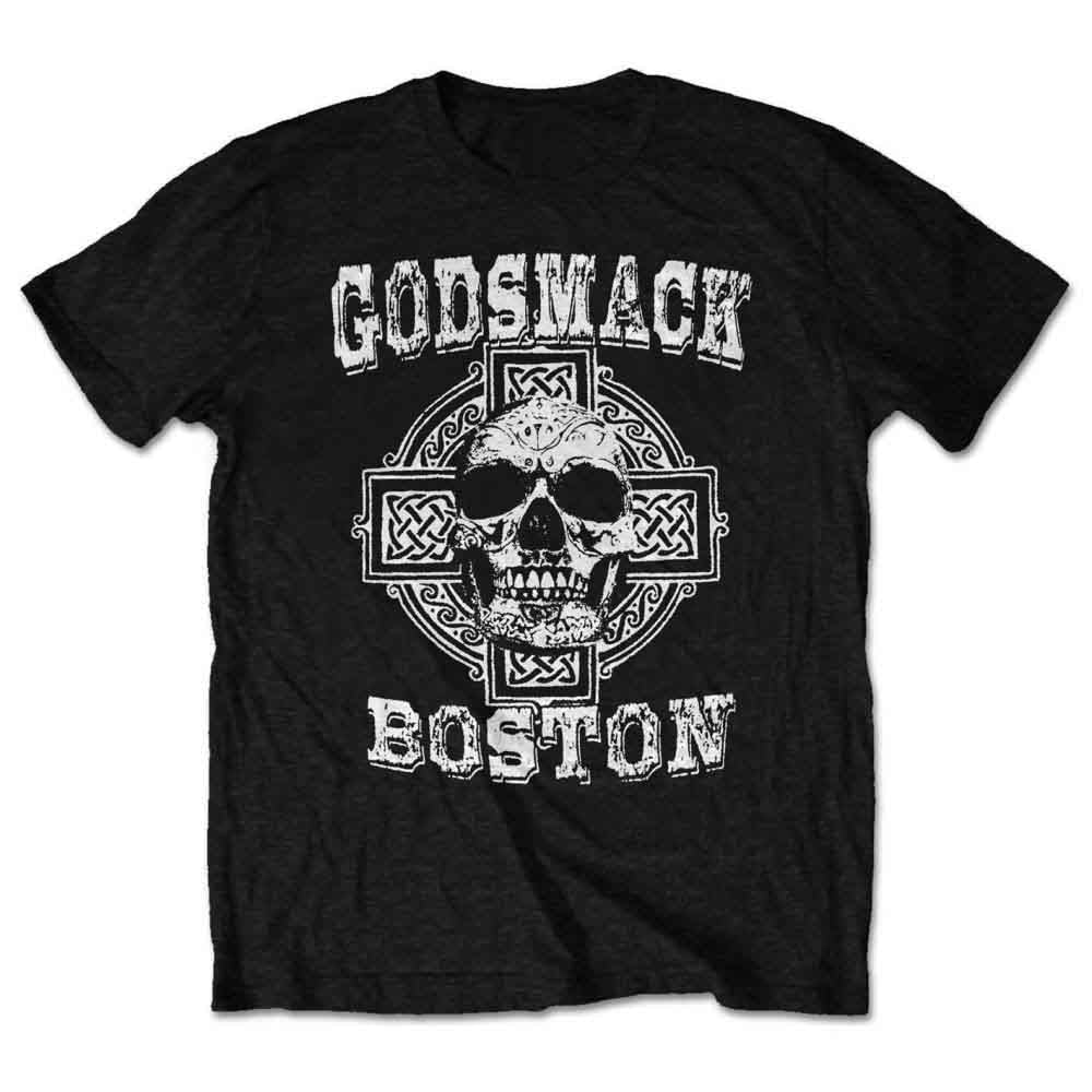 Godsmack - Camiseta con calavera de Boston