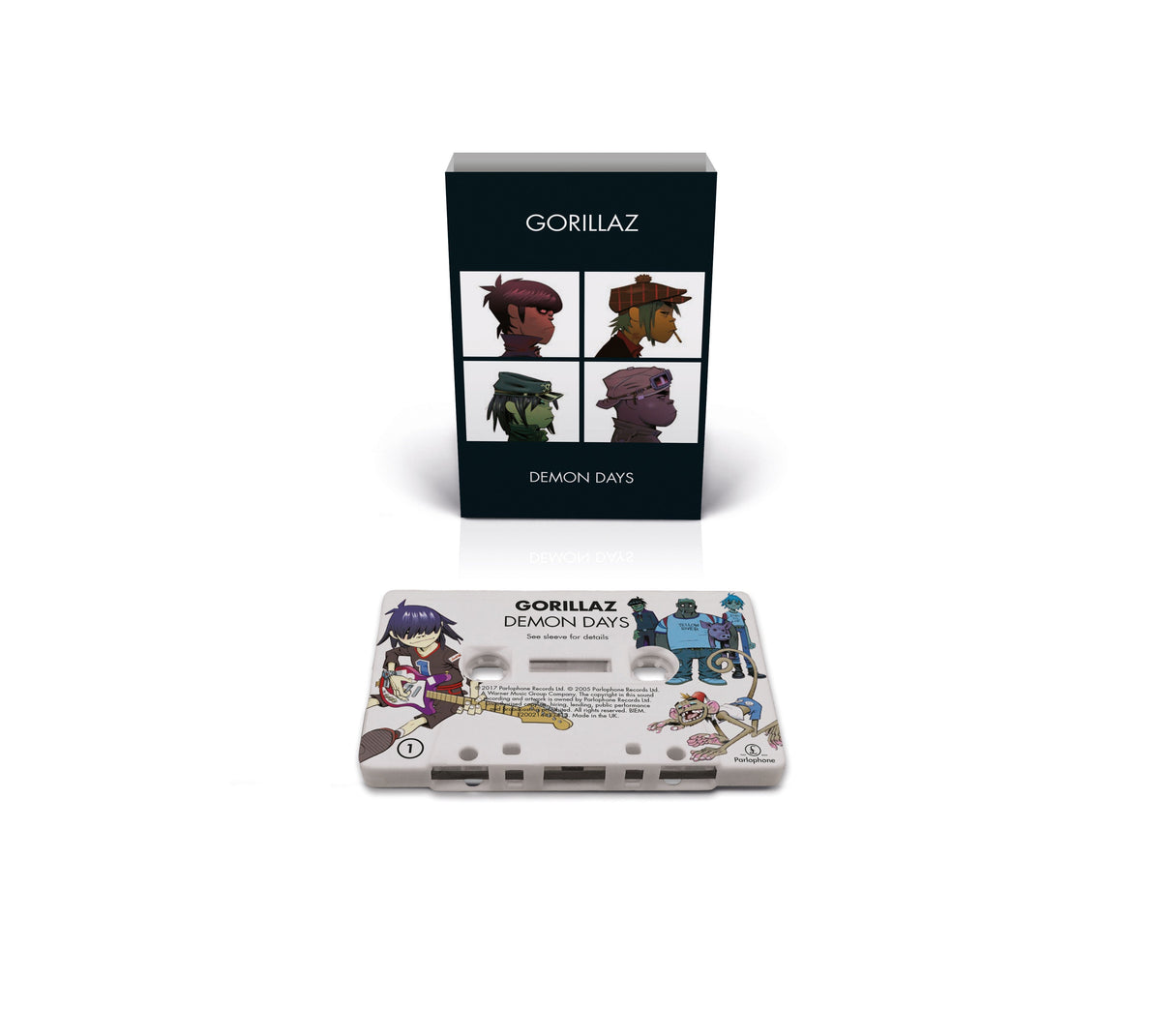 Gorillaz - Demon Days (Limited, Brick & Mortar Exclusive) [White Cassette With On Body Printing] [Cassette]