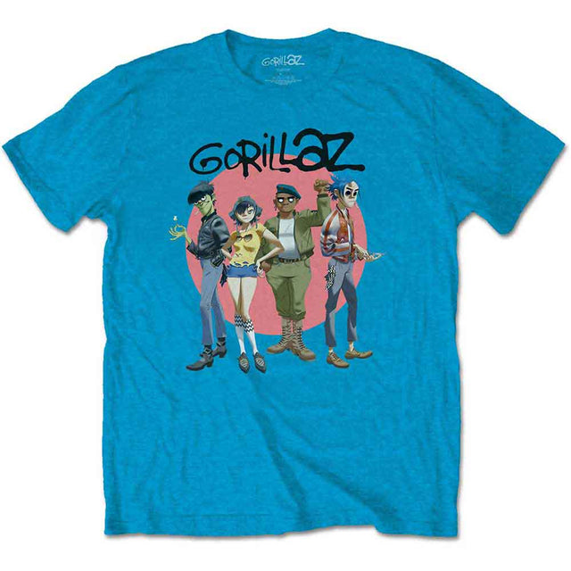 Gorillaz Group Circle Rise [T-Shirt]