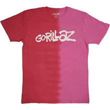 Camiseta con el logotipo de pincel de dos tonos de Gorillaz