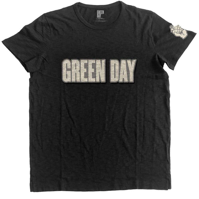 Green Day - Camiseta con el logotipo y la granada